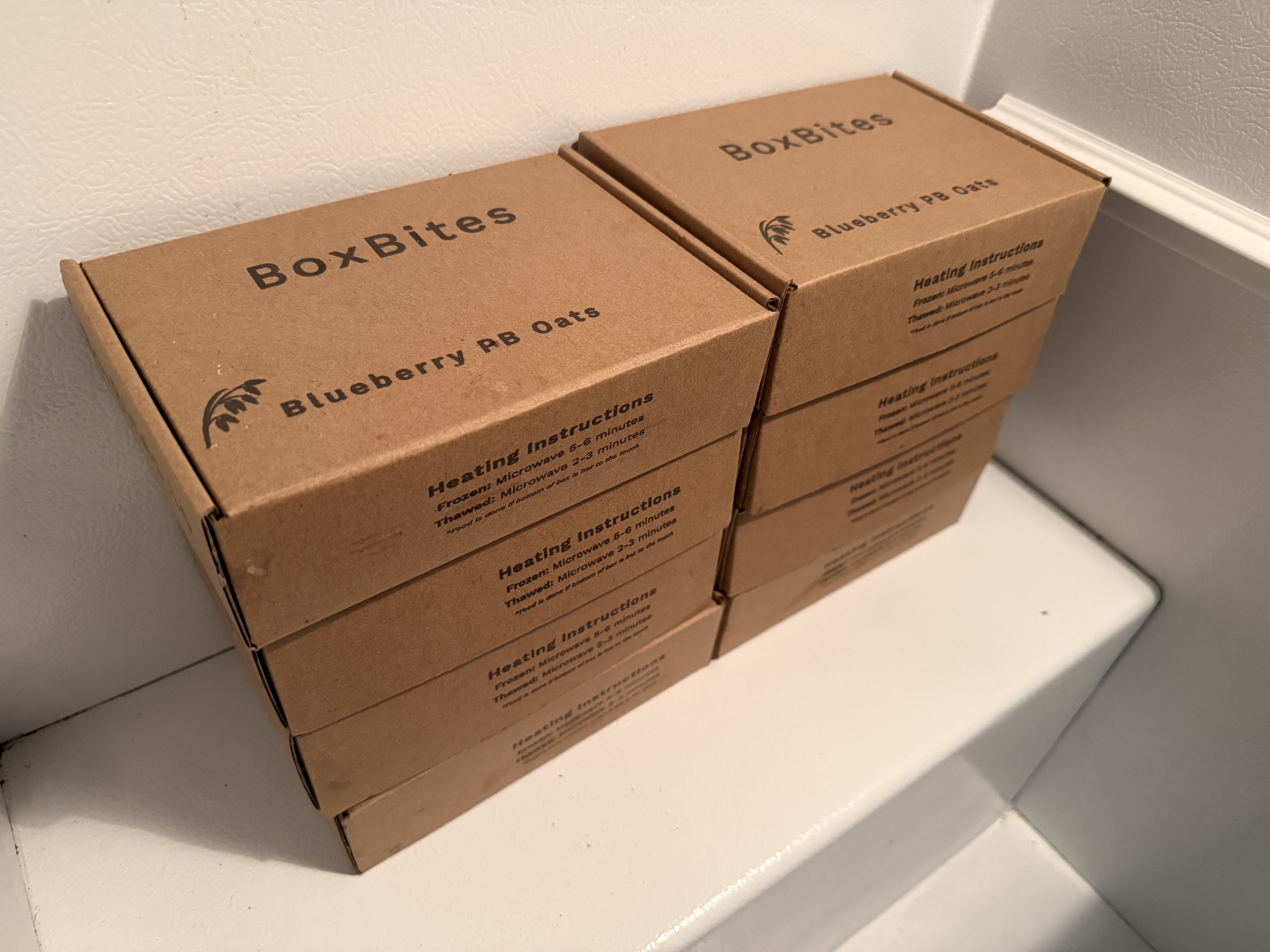 BoxBites Blueberry PB Oats boxes
